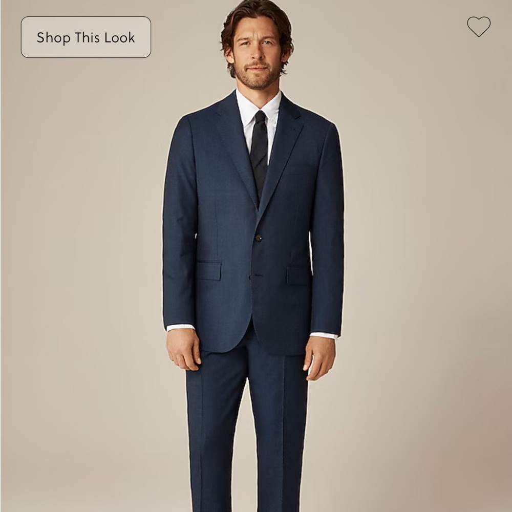 J. Crew Ludlow Slim Fit Dark Blue Men's Blazer